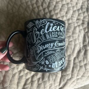 Disney Black and White Magic Cruise Mug